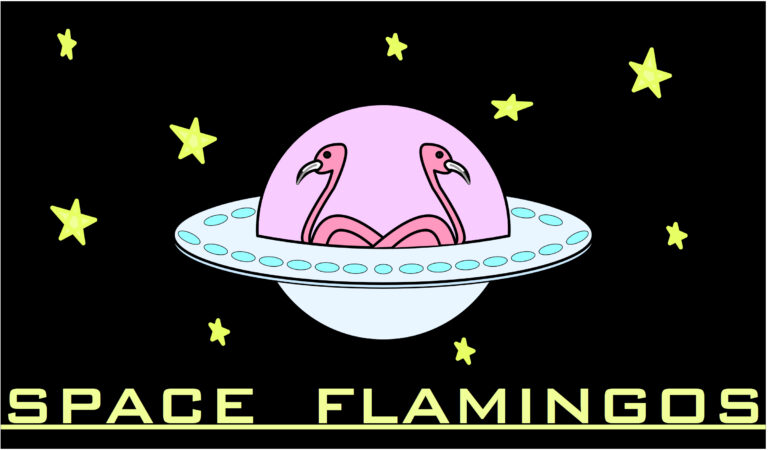 Space Flamingos COLOR LOGO 768x450